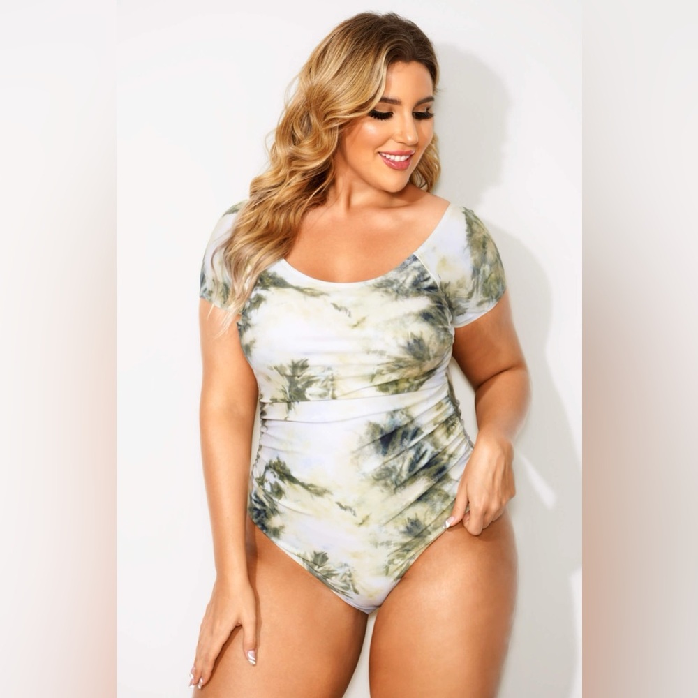 Women's Tie-Dye One Piece Swimsuit